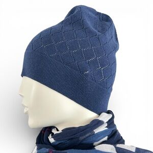 NWT Brooks Brothers Diamond Knit Beanie Unisex